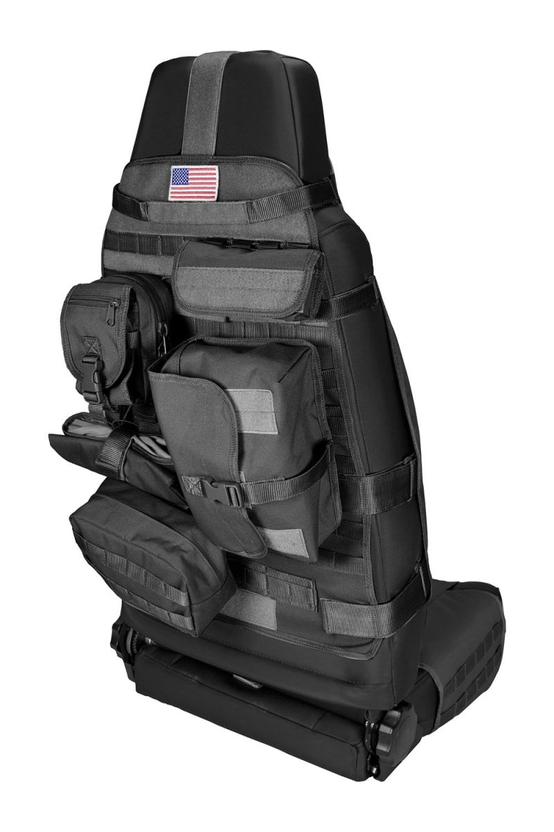 Rugged Ridge 13236.01 Front Cargo Seat Cover Black 76-20 CJ/Jeep Wrangler /JT