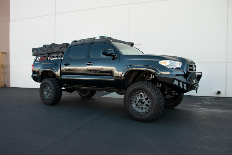 DV8 Offroad RRUN-01 20-22 Jeep Gladiator JT / 05-21 Toyota Tacoma Overland Bed Rack - 2pc. Adjustable
