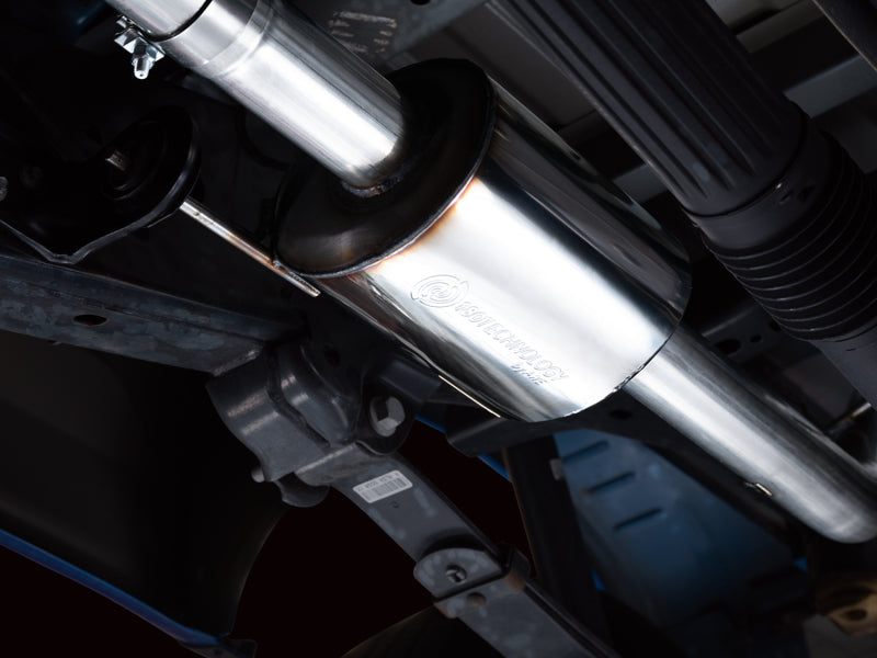 AWE Tuning 3015-23059 AWE 21+ Ford F150 Dual Side Exit Cat-Back Exhaust - 4.5in Diamond Black Tips *For Stock Y-Pipe Only