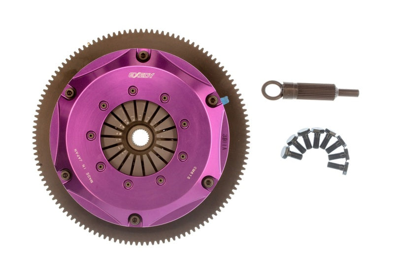 Exedy FM032SD 2006-2006 Saab 9-2X Aero H4 Hyper Twin Cerametallic Clutch Sprung Center Disc Push Type Cover