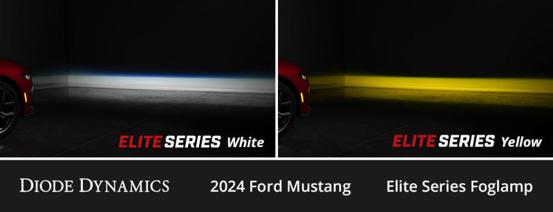 Diode Dynamics DD7959 2024 Ford Mustang EcoBoost Elite Series Add-On Fog Lamp Kit White