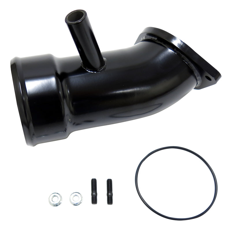 Wehrli WCF100721-GB 17-19 Chevrolet 6.6L L5P Duramax 3.5in Intake Horn w/PCV Port - Gloss Black
