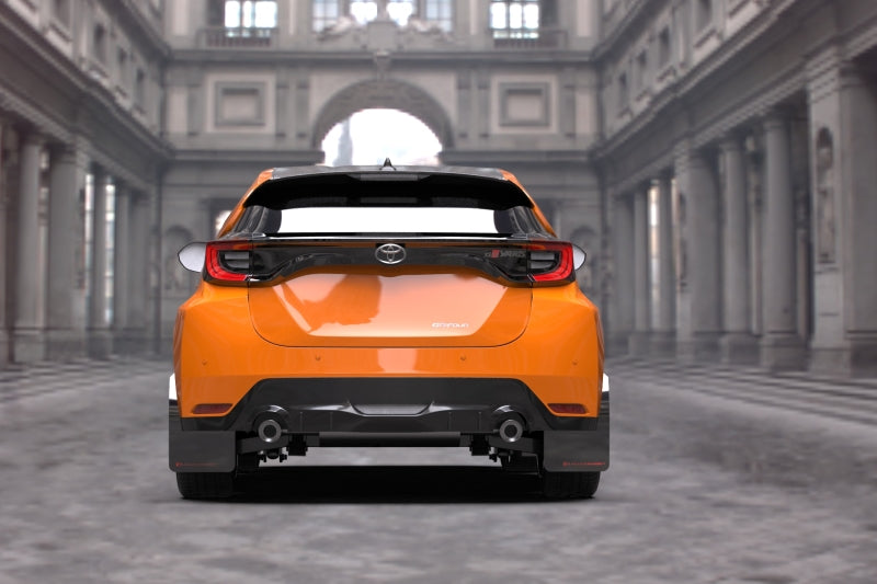 Rally Armor MF74-UR-BLK/RD 20-25 Toyota GR Yaris Black Mud Flap w/Red Logo