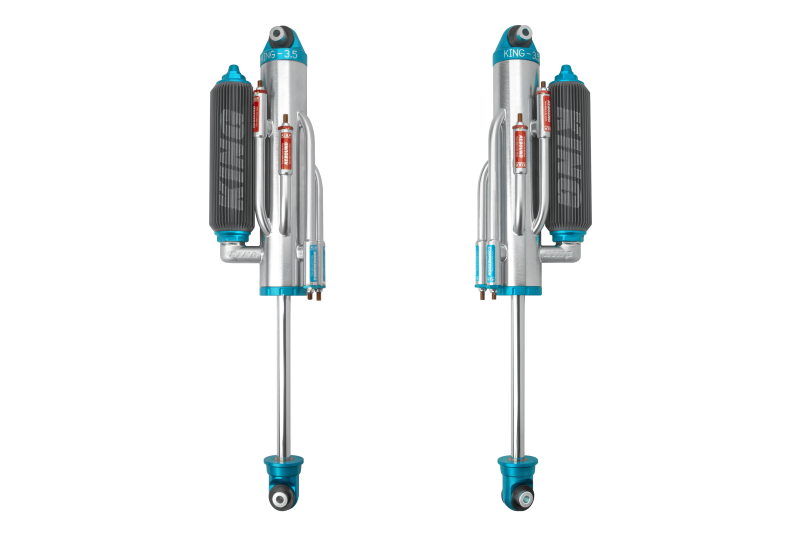 King Shocks 37001-101 2021+ RAM 1500 TRX Rear 3.5 Dia Full Adjustable 4 Tube Bypass w/ Finned Res Shock (Pair)