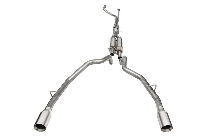 CORSA Performance 21189 Corsa 2021-2024 Dodge RAM TRX Crew Cab Xtreme Catback Exhaust Dual Rear Satin Tip