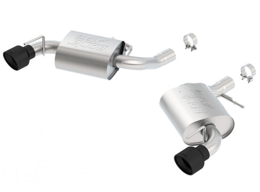 Borla 11923CB 2016 Chevy Camaro SS V8 AT/MT ATAK Rear Section Exhaust w/o NPP Valves Ceramic Black