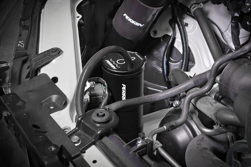 Perrin Performance ASM-ENG-505BK PERRIN 02-25 Subaru WRX / 04-21 STI / 13-25 BRZ/GR86/FRS/86 Coolant Overflow Tank - Black