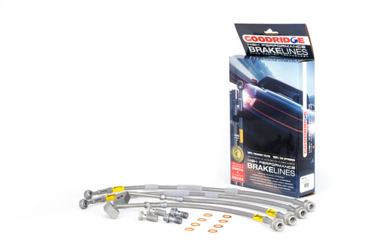Goodridge 15010 11-15 Jeep Grand Cherokee (Incl SRT 8) / 11-15 Dodge Durango SS Brake Line Kit