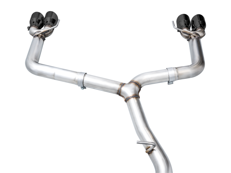 AWE Tuning 3020-43979 2022+ VB Subaru WRX Track Edition Exhaust - Diamond Black Tips