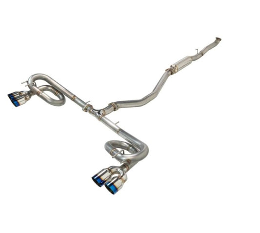 Remark RK-C4063H-07T 2022+ Honda Civic Hatchback Sport Touring FL1 (Link Loop) Catback Exhaust Burnt Stainless Tip