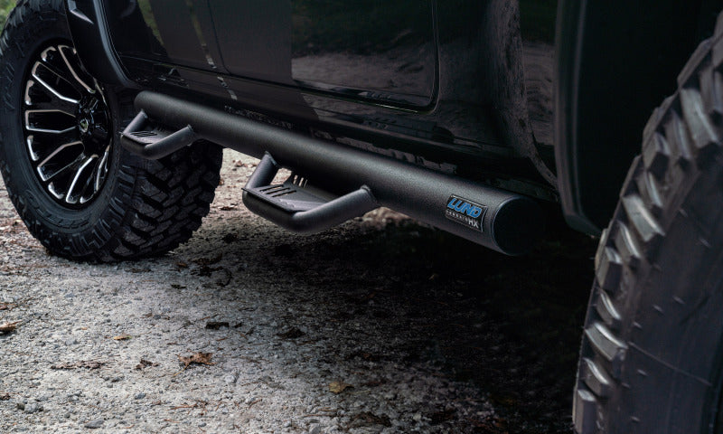 LUND 34641020 Lund 2019 Chevrolet Silverado 1500 Crew Cab Terrain HX Step Nerf Bars - Black