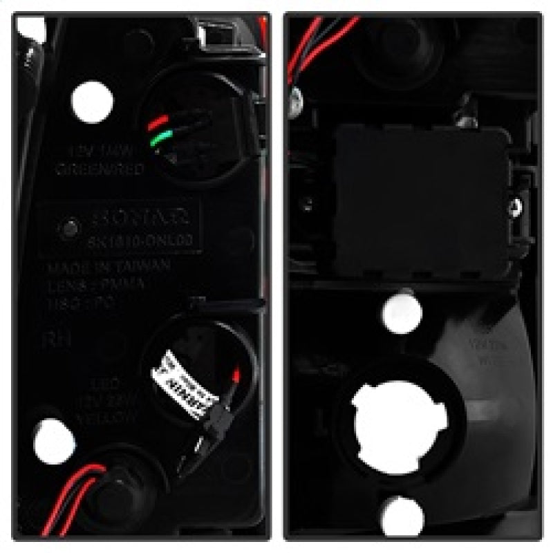 SPYDER 5001542 Spyder Chevy Suburban/Tahoe 1500/2500 00-06 LED Tail Lights Red Clear ALT-YD-CD00-LED-RC