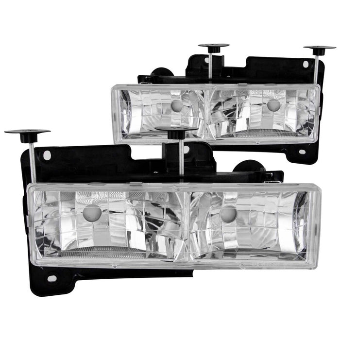 ANZO 111136 ANZ Crystal Headlights