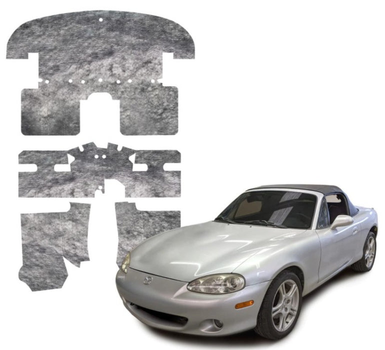 DEI 50295 90-05 Mazda Miata NA & NB Under Carpet Interior Insulation Kit - 1/2in Thick