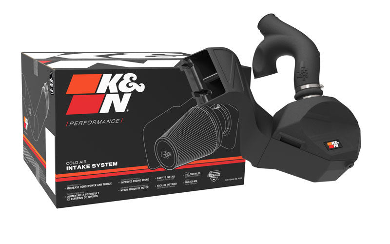 K&N Engineering 63-2617 K&N 2021+ Ford F150 V6-3.5L/2.7L F/I AirCharger Performance Intake