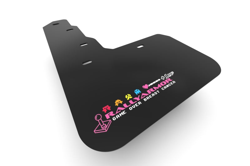 Rally Armor MF32-BCE22-BLK/PK 15-21 Subaru STI & WRX Sedan Black Mud Flap BCE Logo