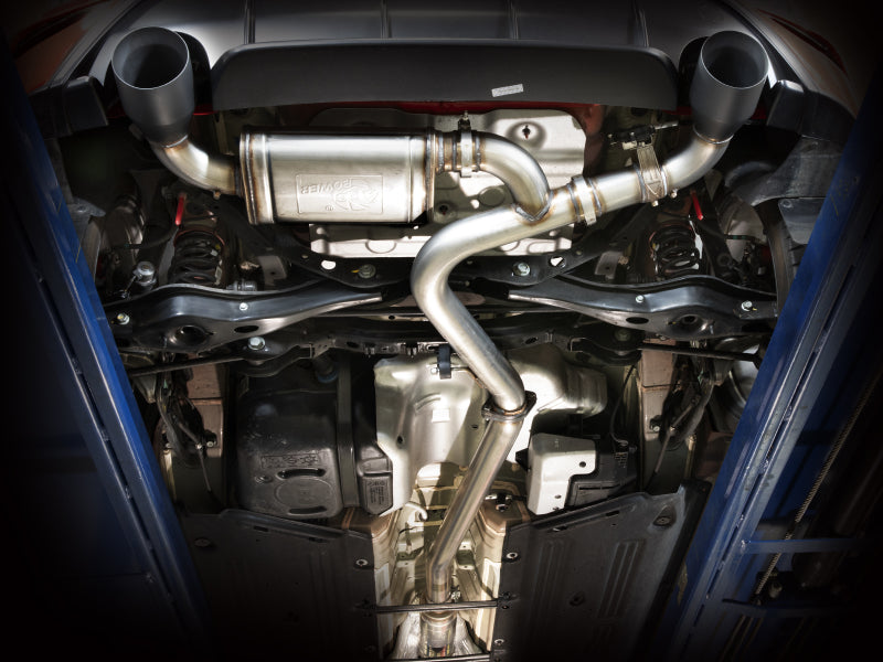 aFe 49-37033-B 22-23 Hyundai Kona N L4 2.0L(t) Takeda 3in 304 SS Cat-Back Exhaust System w/ Black Tips