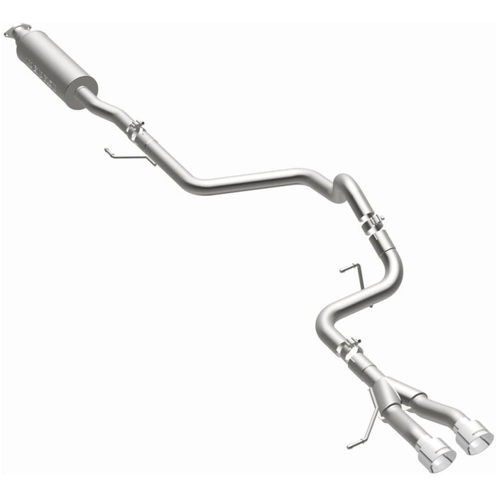 Magnaflow 15215 MagnaFlow 13 Hyundai Veloster 1.6L Turbo Dual Center Rear Exit Stainless Cat Back Perf Exhaust