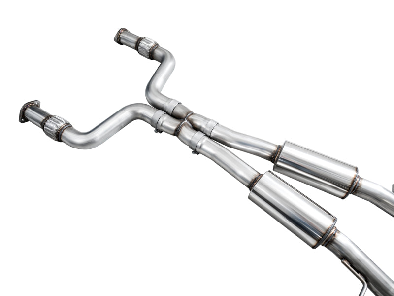 AWE Tuning 3020-32400 AWE 2023 Nissan Z RZ34 RWD Track Edition Catback Exhaust System w/ Chrome Silver Tips