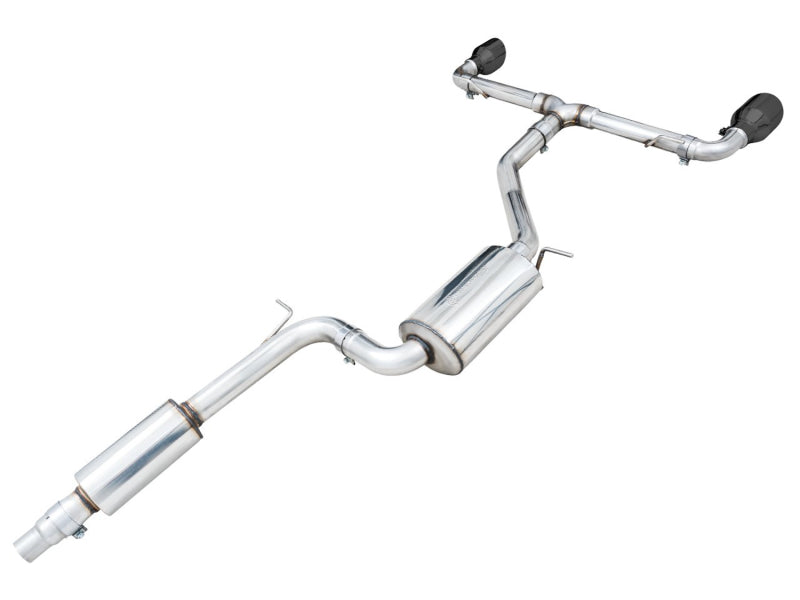 AWE Tuning 3015-33658 AWE 2022 VW GTI MK8 Touring Edition Exhaust - Diamond Black Tips