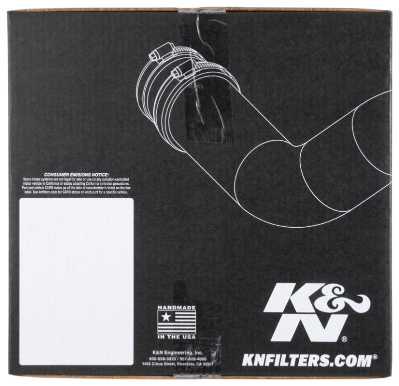 K&N Engineering 63-1580 K&N 18-20 Jeep Wrangler JL 2.0L AirCharger Performance Intake
