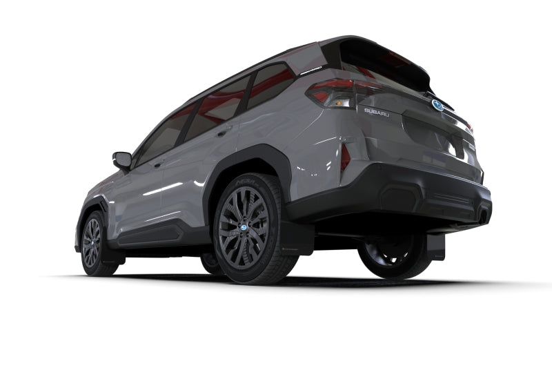 Rally Armor MF132-UR-BLK-RD 2025 Subaru Forester Black UR Mud Flap w/Red Logo