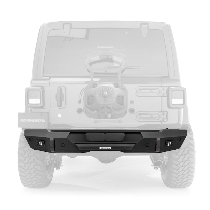 Go Rhino 272110T 18-20 Jeep Wrangler JL/JLU Trailline Rear Stubby Bumper
