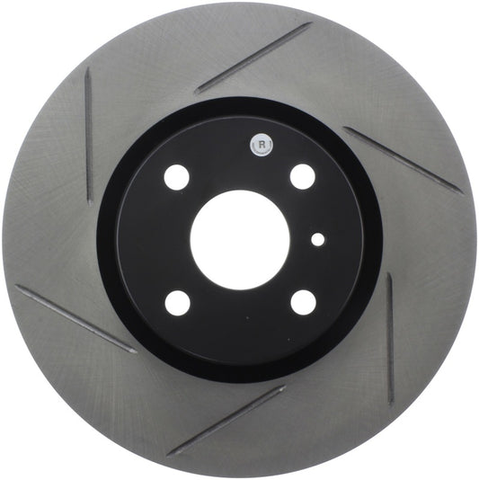 Stoptech 126.45090SR StopTech 16-18 Mazda Miata MX-5 Sport Slotted Front Right Rotor
