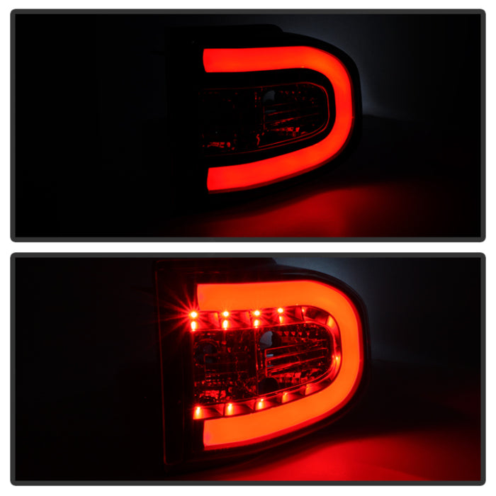 SPYDER 5079442 Spyder Toyota FJ Cruiser 07-13 Light Bar LED Tail Lights Black ALT-YD-TFJ07-LBLED-BK