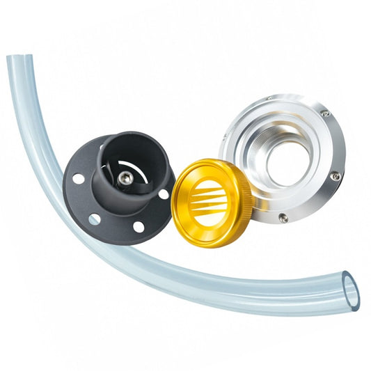 Fuelab 63712 Remote Fuel Filler Kit w/Cap & 3ft Hose