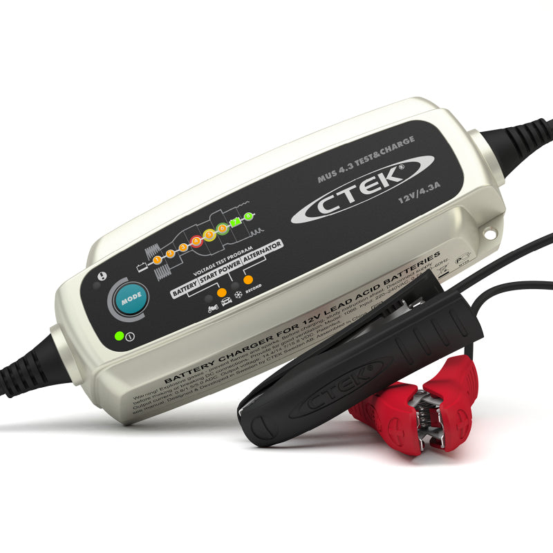CTEK 56-959 Battery Charger - MUS 4.3 Test & Charge - 12V
