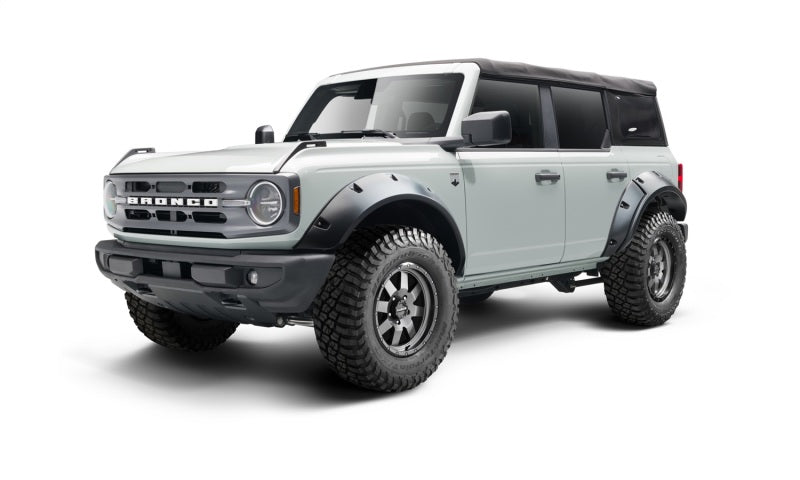 Bushwacker 20960-02 2021+ Ford Bronco 4-Door Pocket Style Flares 4pc - Black