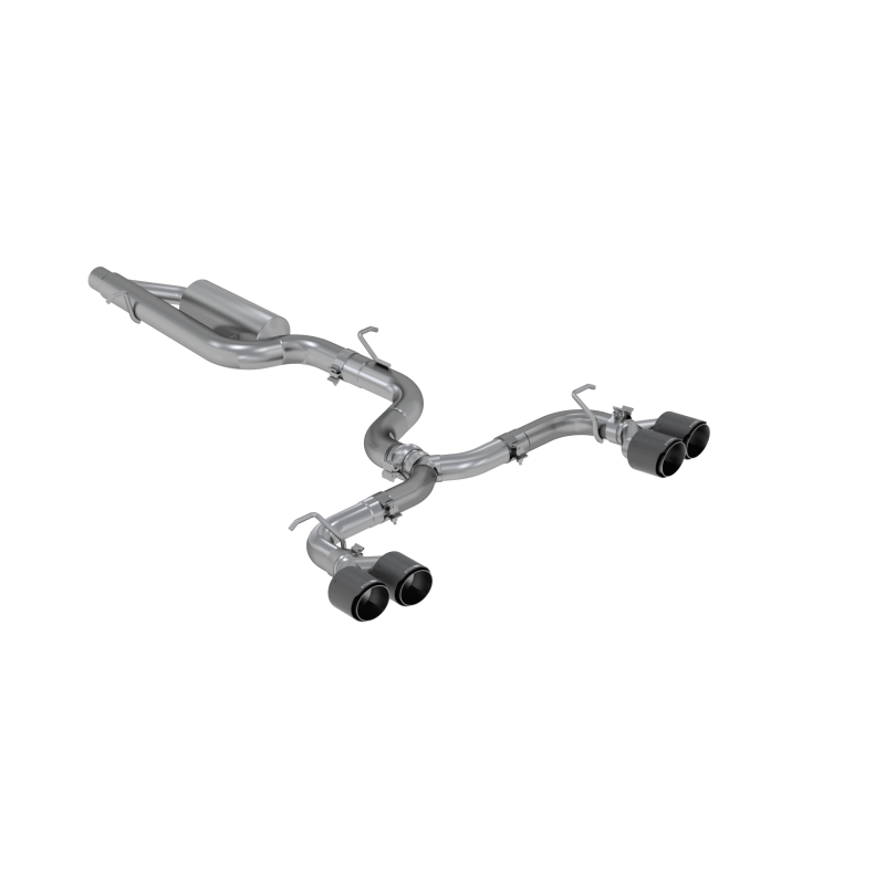 MBRP S46033CF 15-19 VW Golf R MK7/MK7.5 3in T304 Cat Back Exhaust w/ Carbon Fiber Tips