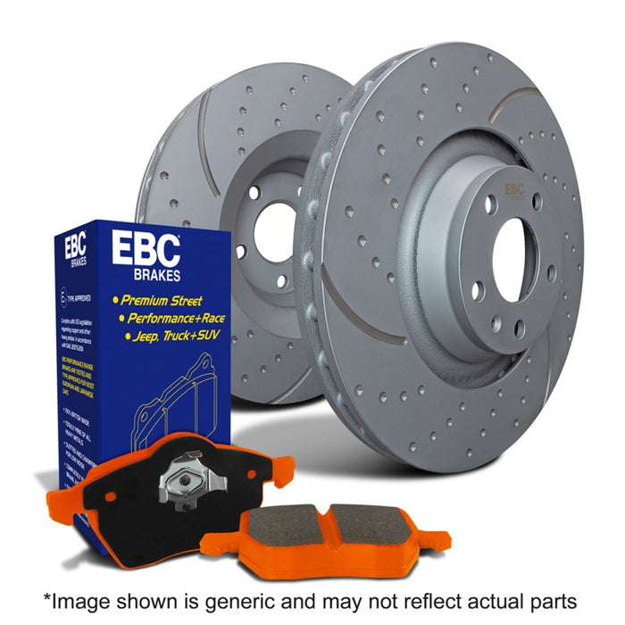 EBC S8KF1273 S8 Brake Pad and Rotor Kit