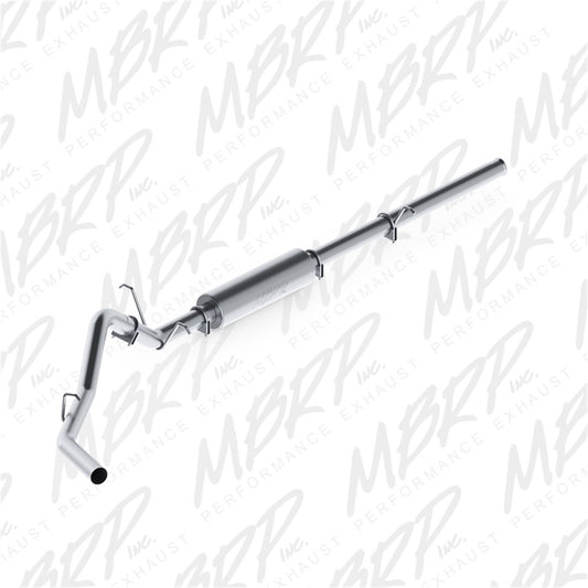 MBRP S5054P 2009-2013 Chev/GMC 1500 4.8/5.3L (excl 8ft bed) Cat Back Single Side AL P Series Exhaust
