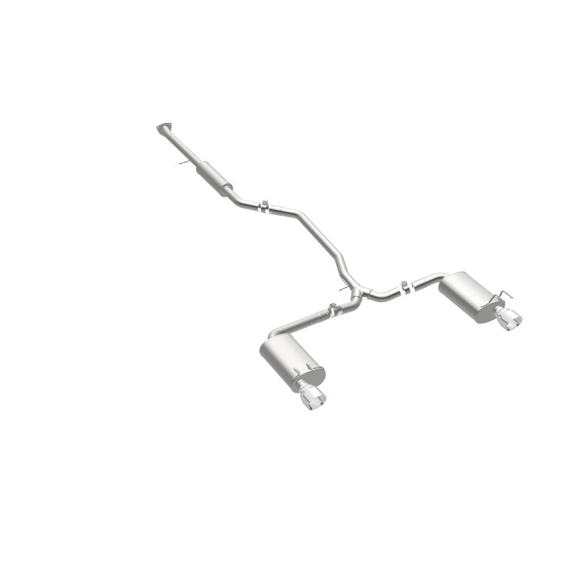 Magnaflow 19181 MagnaFlow Sys C/B 2015 Honda Accord 3.5L V6 2.5in SS Dual Split Rear Polished 4.5 Tip