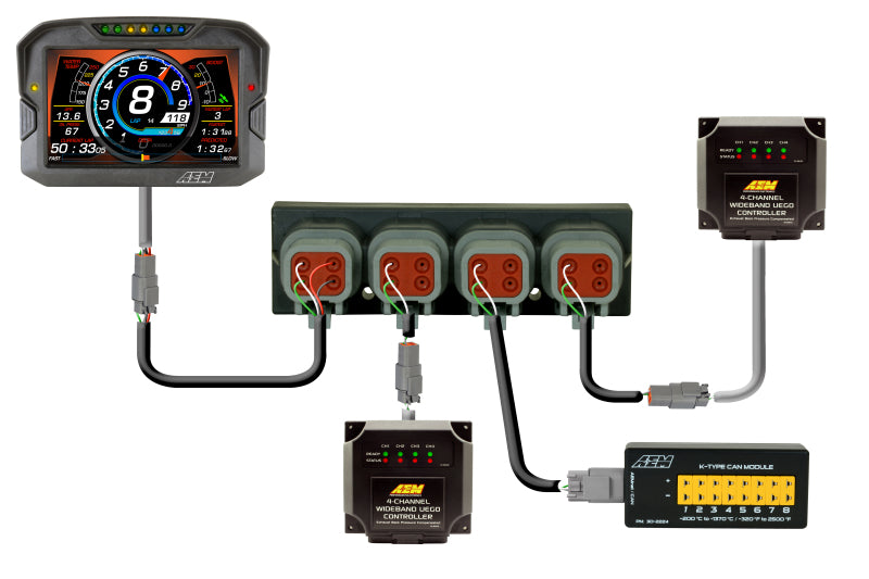 AEM 30-2225 4 Port net Can Hub