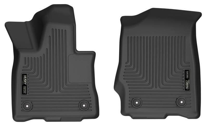 Husky Liners 55791 2020 Lincoln Aviator X-Act Contour Front Black Floor Liners