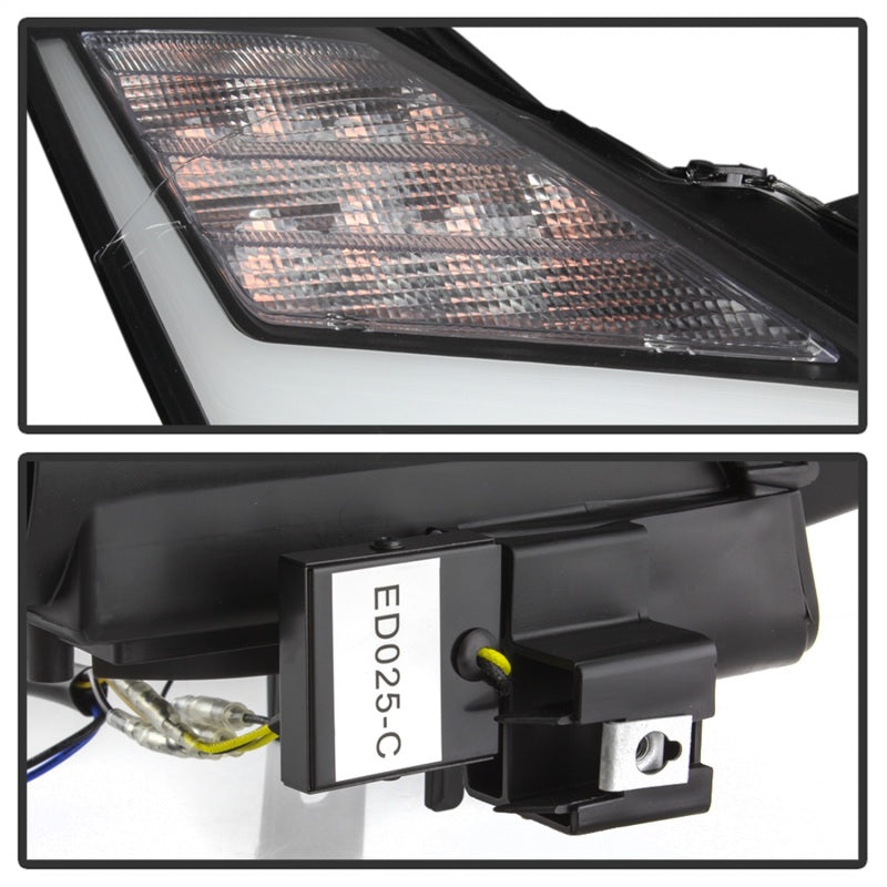 SPYDER 5085696 Spyder Nissan GTR R35 09-14 - Projector Headlights - DRL LED - Black