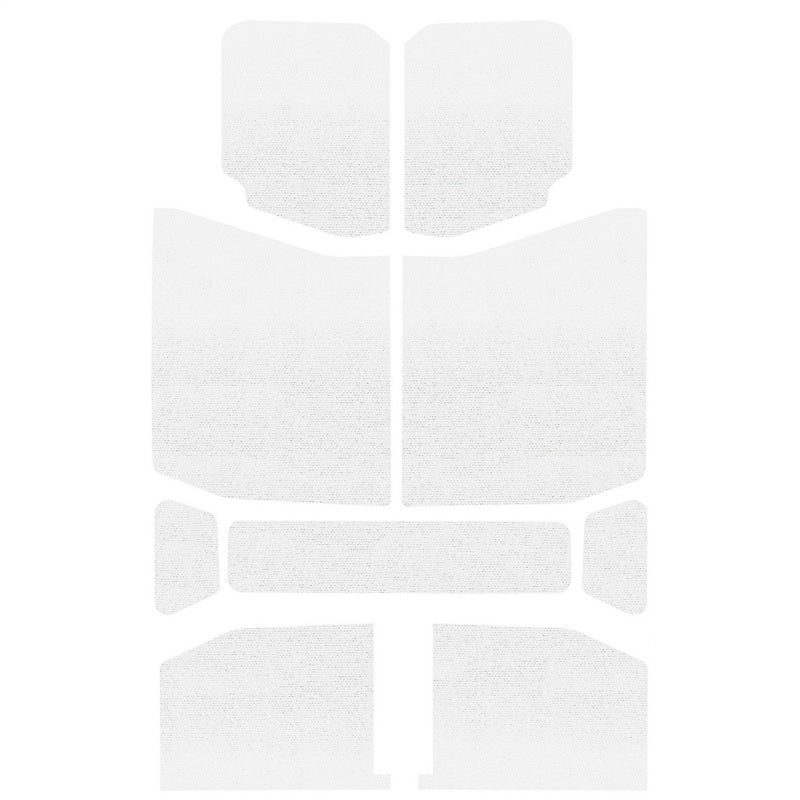 DEI 50170 18-23 Jeep Wrangler JL 4-Door Boom Mat Headliner - 9 Piece - White