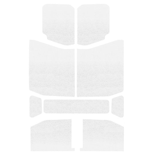 DEI 50170 18-23 Jeep Wrangler JL 4-Door Boom Mat Headliner - 9 Piece - White