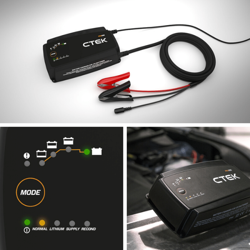 CTEK 40-328 PRO25S Battery Charger - 50-60 Hz - 12V