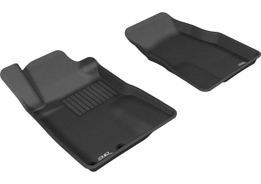 3D MAXpider L1FR06511509 2005-2009 Ford Mustang Kagu 1st Row Floormat - Black