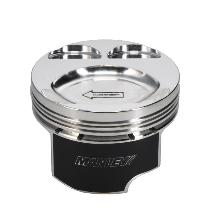 Manley Performance 630002C-4 Manley MazdaSpeed 3 MZR 2.3L 87.75mm Bore -13.3cc Dome 9.5:1 CR Pistons w/ Rings - Set of 4