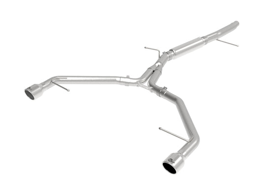 aFe 49-36419-P MACHForce XP 3in-2.5in SS Exhaust Axle-Back 17-19 Audi A4 (B9) L4-2.0L (t) - Polished