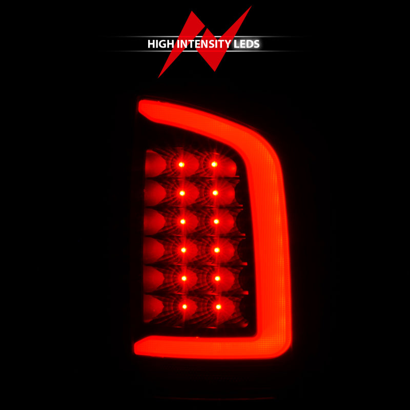 ANZO 311369 2002-2006 Dodge RAM 1500 LED Tail Lights w/ Light Bar Black Housing Smoke Lens