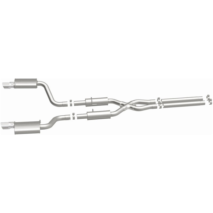 Magnaflow 15494 MagnaFlow 11-12 Dodge Charger SRT-8 Hemi Dual Split Rear Exit Stainless Cat-Back Performance Exhaust