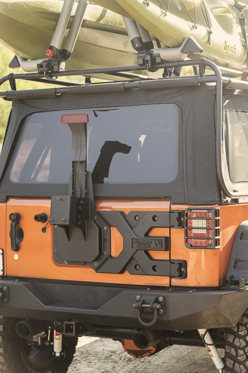 Rugged Ridge 11546.50 Spartacus HD Tire Carrier Kit 07-18 Jeep Wrangler