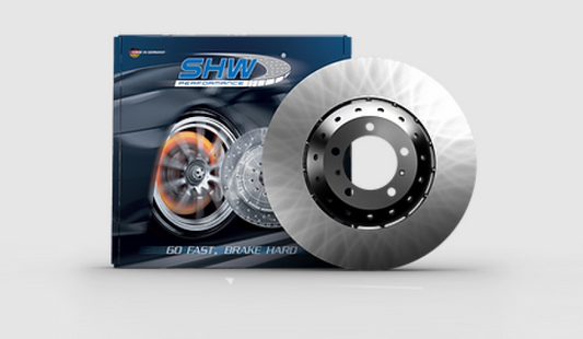 SHW Performance PFL47517 SHW 05-06 Porsche Cayenne S 4.8L Left Front Smooth Lightweight Brake Rotor (958615301)