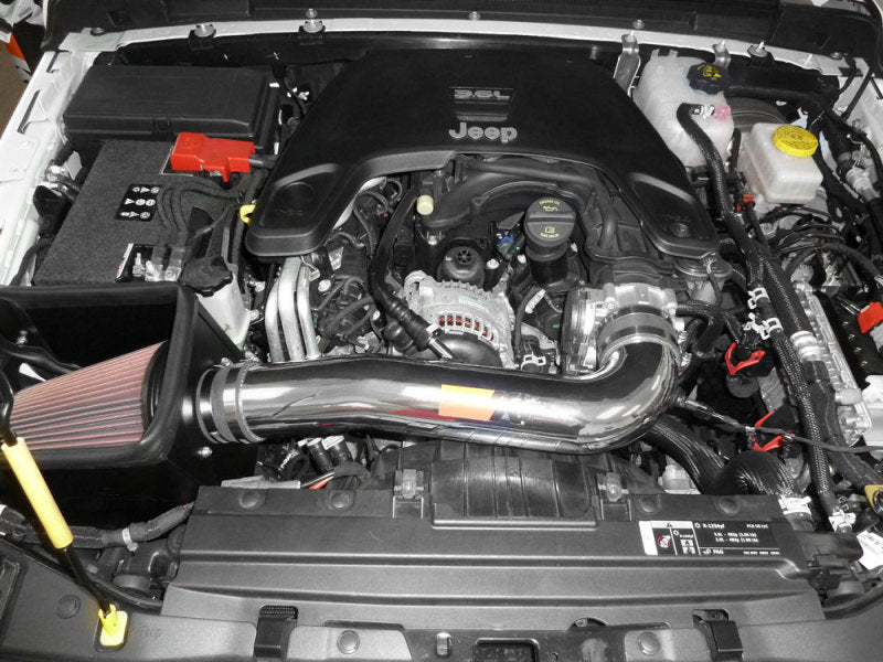 K&N Engineering 77-1576KP K&N 2018 Jeep Wrangler JL V6-3.6L High Flow Performance Kit